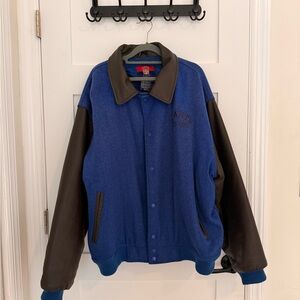 Authentic Blue and Black Giants Varsity Jacket